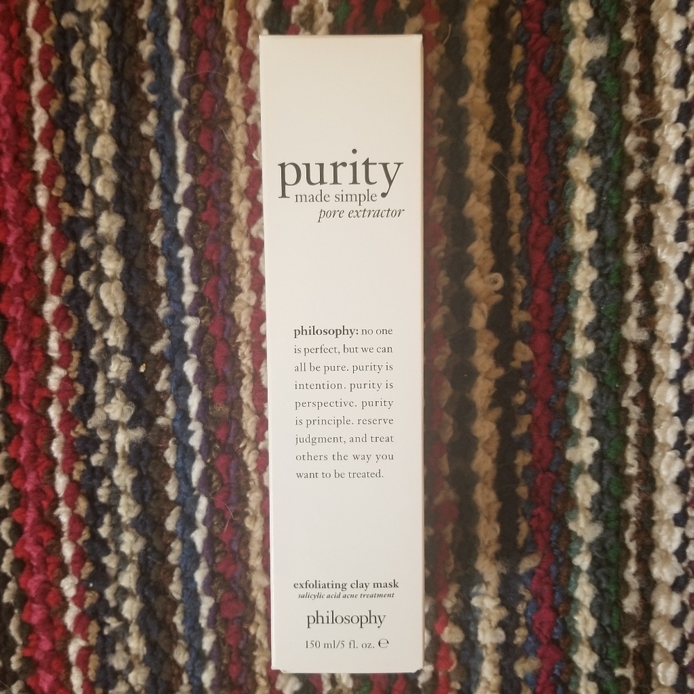 NWT Philosophy Purity Pore Face Mask